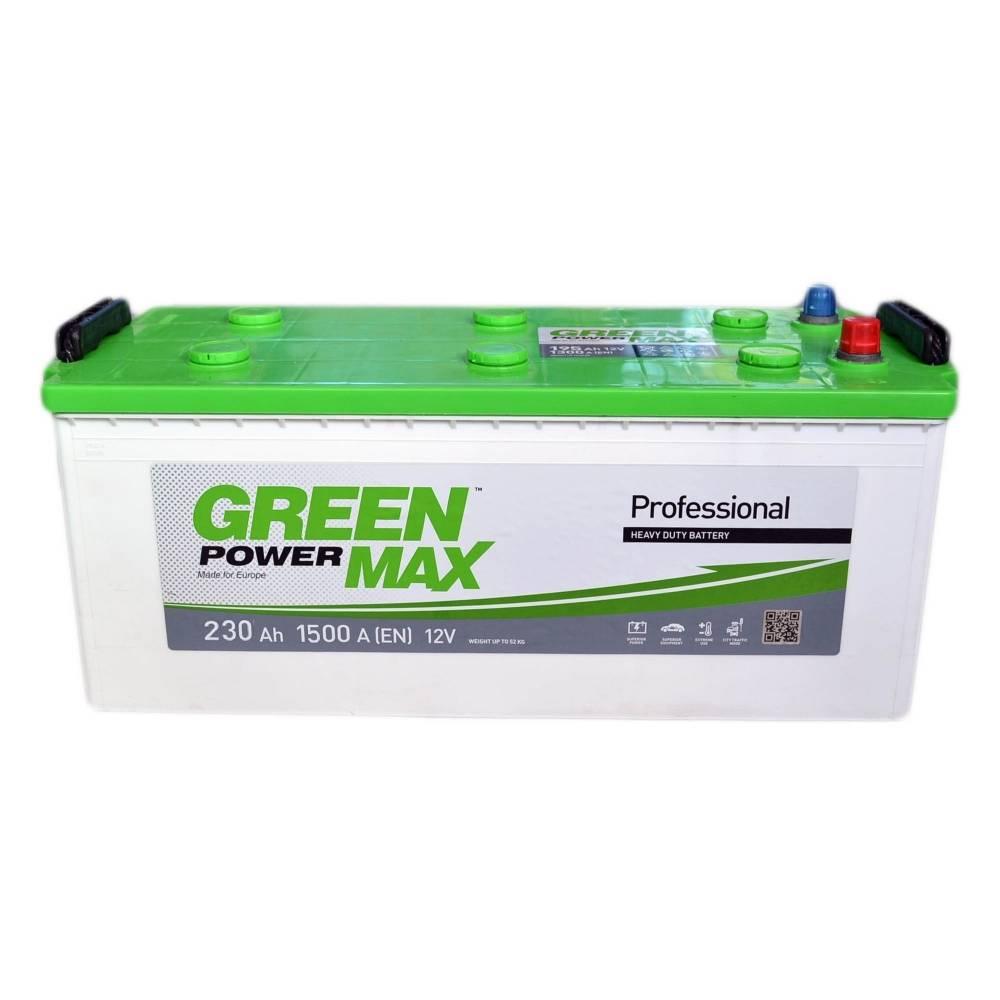 Акумулятор GREEN POWER MAX 230Ah бокова(+/-) (1500EN)